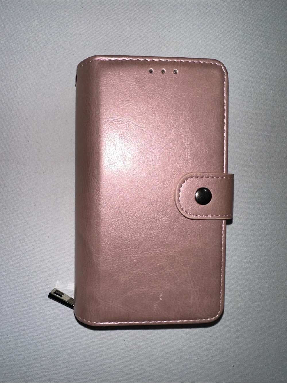Rose Gold Wallet Phone Case - Unbranded